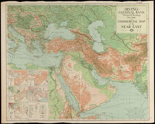 Commercial map of the Near East