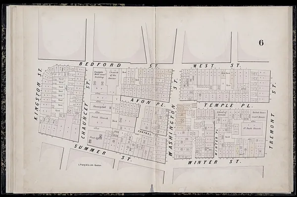 Plan of the city of Boston