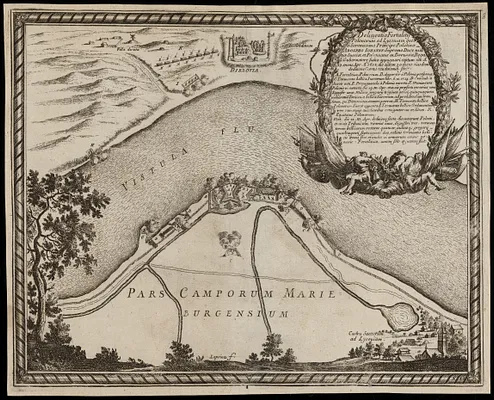 Delineatio Fortalitij Polonorum ad Lysouiam, quod a serenissimo principe Palatino Adolpho Iohanne Supremo Duce militiae sueciae, et Palatinatus in Borussia Regali Gubernatore sumo oppugnari ceptum est. d. 17. mens Apr. A. 1658, die autem 20. mens. eiusdem deditiones certis conditionib. fecit