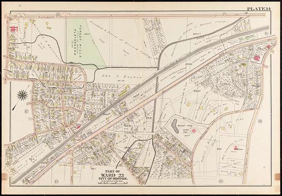 Atlas of the city of Boston, West Roxbury