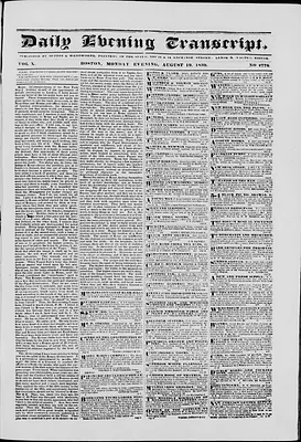 Daily Evening Transcript