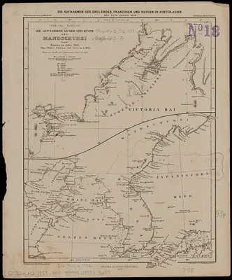 Die aufnahmen der Engländer, Franzosen und Russen in hinter-Asien bis zum jahre 1858