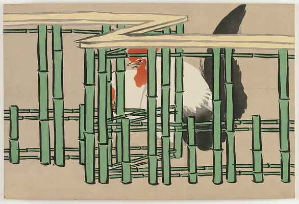 Flowers of a Hundred Worlds (Momoyogusa): Rooster (Chabo)