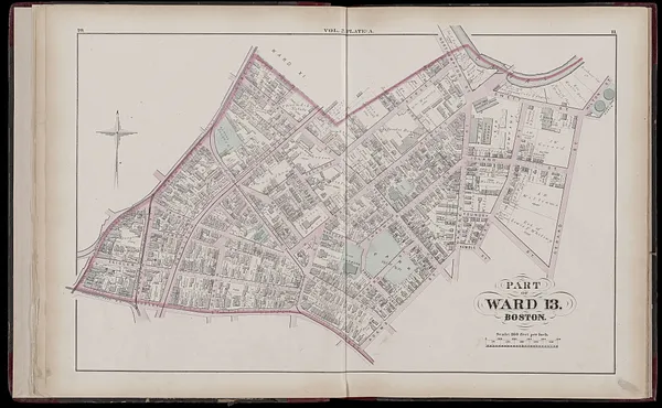 Atlas of the county of Suffolk, Massachusetts : vol. 2nd late city of Roxbury, now wards 13-14 and 15, city of Boston