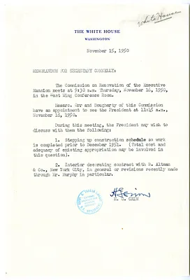 Memorandum from Howell Crim to Matthew Connelly