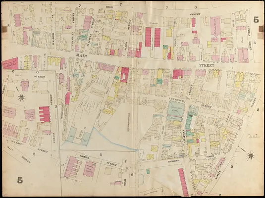 Insurance map of Charlestown : portions of Roxbury (now annexed to Boston) and Cambridge : 1868 : corrected Nov. 1871