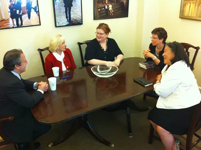 Group Visit with Valerie Jarrett and Lilly Ledbetter