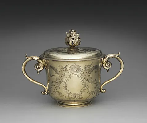 Two-Handled Cup and Cover