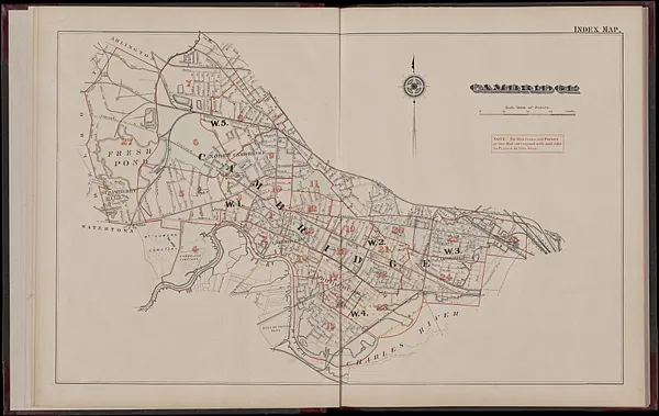 Atlas of the city of Cambridge, Massachusetts