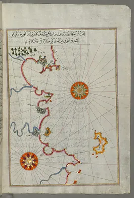 Map of the Algerian and Tunisian Coast From Annaba to Tabarka