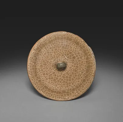 Covered Flat Jar (lid)