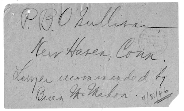 Handwritten Note
