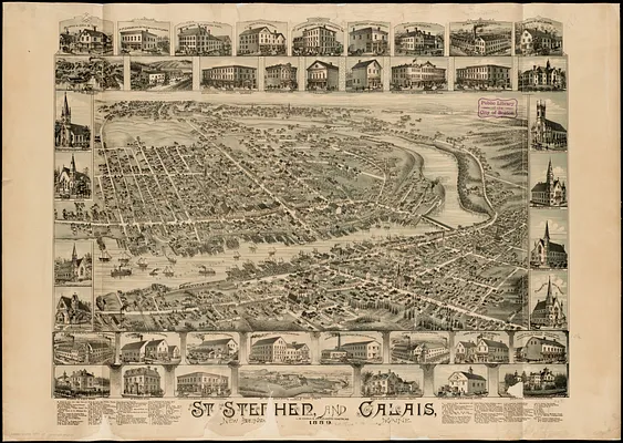 St. Stephen, New Brunswick and Calais, Maine