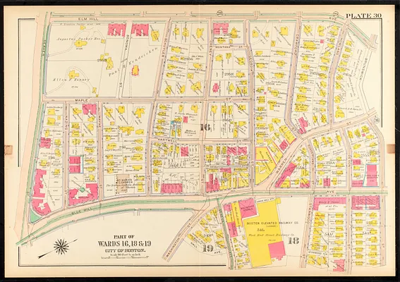 Atlas of the city of Boston, Roxbury