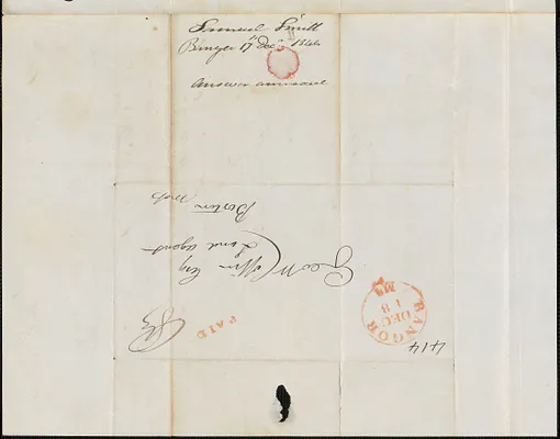 Samuel Smith to George Coffin, 17 December 1844
