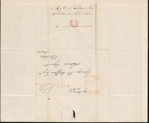 R.A.L. Codman to George Coffin, 18 July 1837