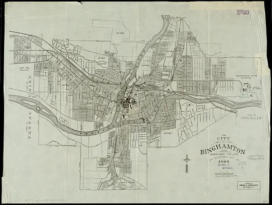 The city of Binghamton, Broome Co., N.Y