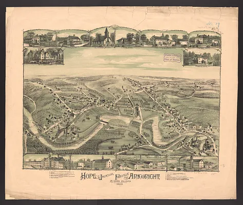 Hope, Jackson, Fiskville and Arkwright, Rhode Island