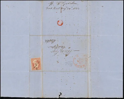 W. F. Gordon to Samuel Warner, 20 August 1853