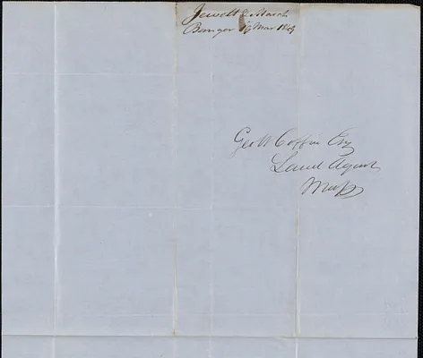 Jewett and March to George Coffin, 19 March 1849