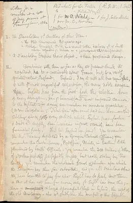 Notes for a fourth of July oration by Samuel May, [July 4], 1862