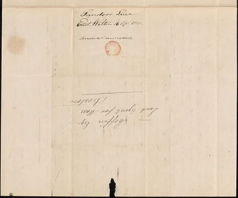 Sanders Luce to George Coffin, 16 April 1842