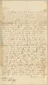 Letter by Ephraim Jones, Fort Cumberland, Nova Scotia, to Allice Jones, Concord, Massachusetts.