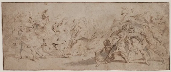 Reconciliation of the Romans and the Sabines (recto)