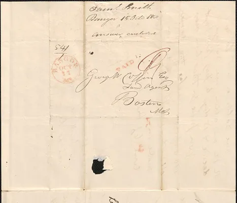 Samuel Smith to George Coffin, 15 October 1840