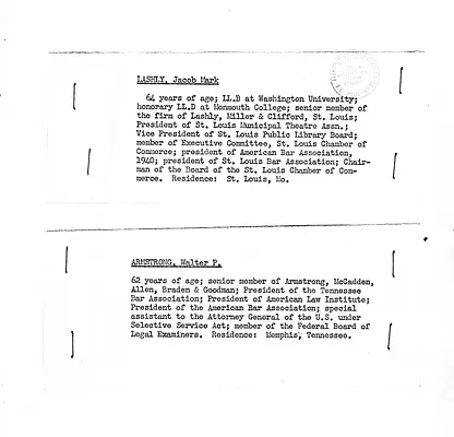 Biographical Sketches