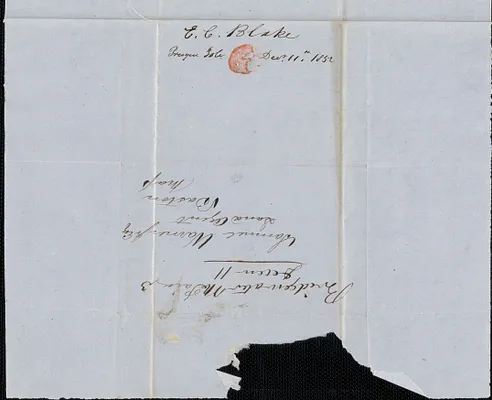 E. C. Blake to Samuel Warner, 11 December 1852