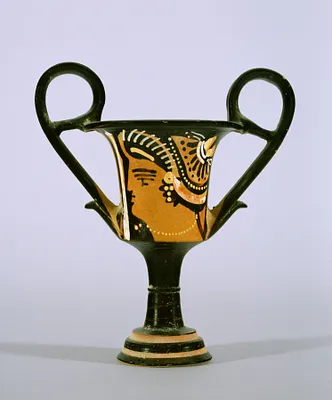Kantharos (Drinking Vessel) with Female Head