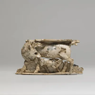 Inlay Cow Suckling a Calf