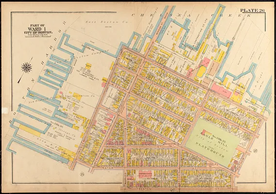 Atlas of the city of Boston, Charlestown and East Boston