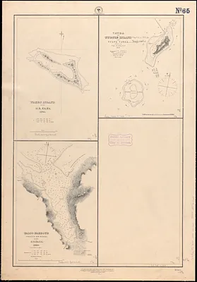 Wakes Island ; Vatoa or Turtle Island and Vuata Vatoa ; Taloo Harbour, Island of Eimeo