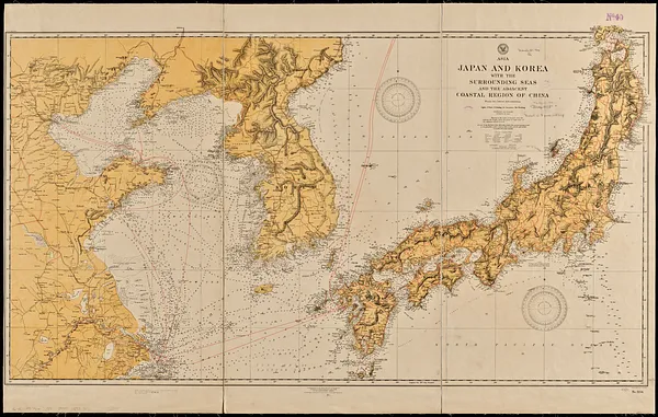 Asia, Japan and Korea with the surrounding seas and the adjacent coastal region of China