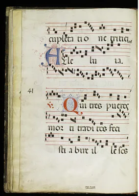 Leaf from Antiphonary