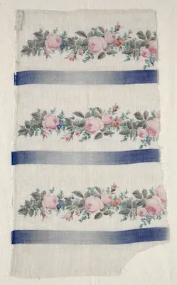 Painted Organdy Strip