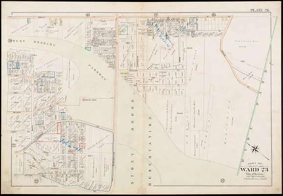 Atlas of the city of Boston, West Roxbury