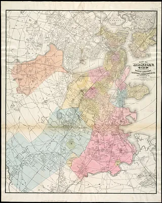 Map of Boston, for 1879