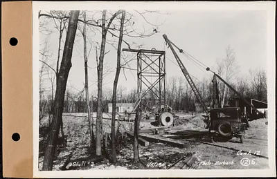 Contract No. 12, Sinking Shafts 2 (Holden), 3 (Holden), and 4 (Rutland) for Wachusett-Coldbrook Tunnel, Shaft 3, Holden, Mass., Jan. 5, 1928