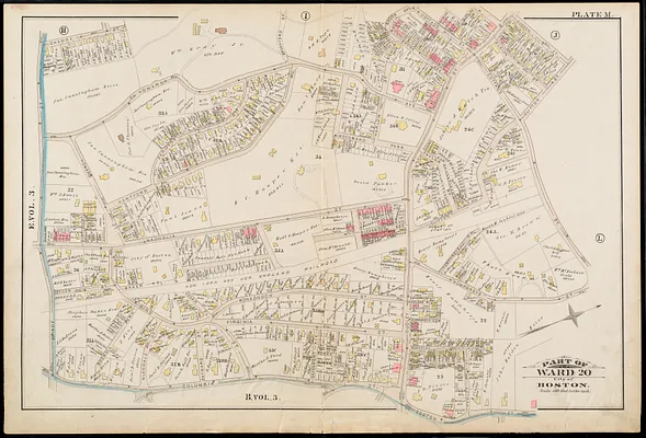 Atlas of the city of Boston : Roxbury