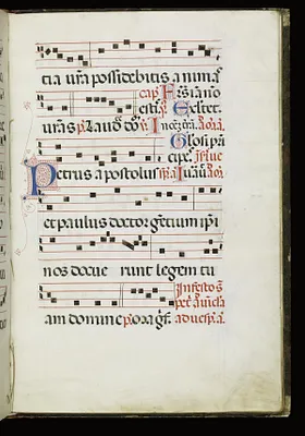 Leaf from Antiphonary