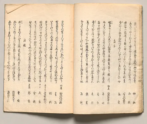Spread Eighteen from Volume One of People of Japan in Light Verse (Kyōka)