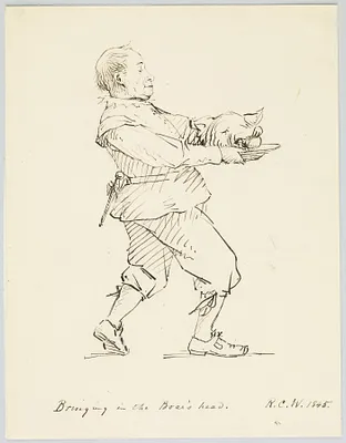 Bringing in the Boar's Head