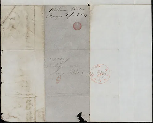 William Cutter to George Coffin, 1 January 1849