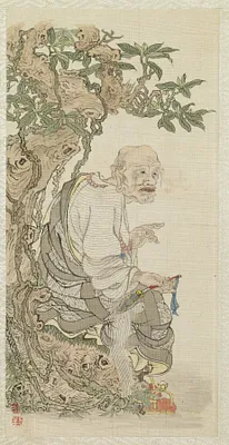 Leaf from Album Depicting the Sixteen Lohans (Arhats)