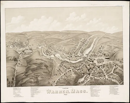 View of Warren, Mass