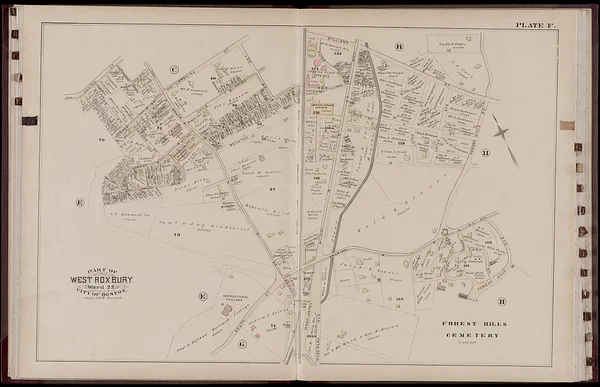Atlas of the city of Boston : West Roxbury : volume five : from actual surveys and official records