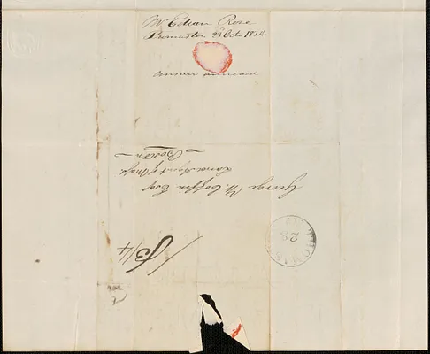 Edwin Rose to George Coffin, 23 October 1834
